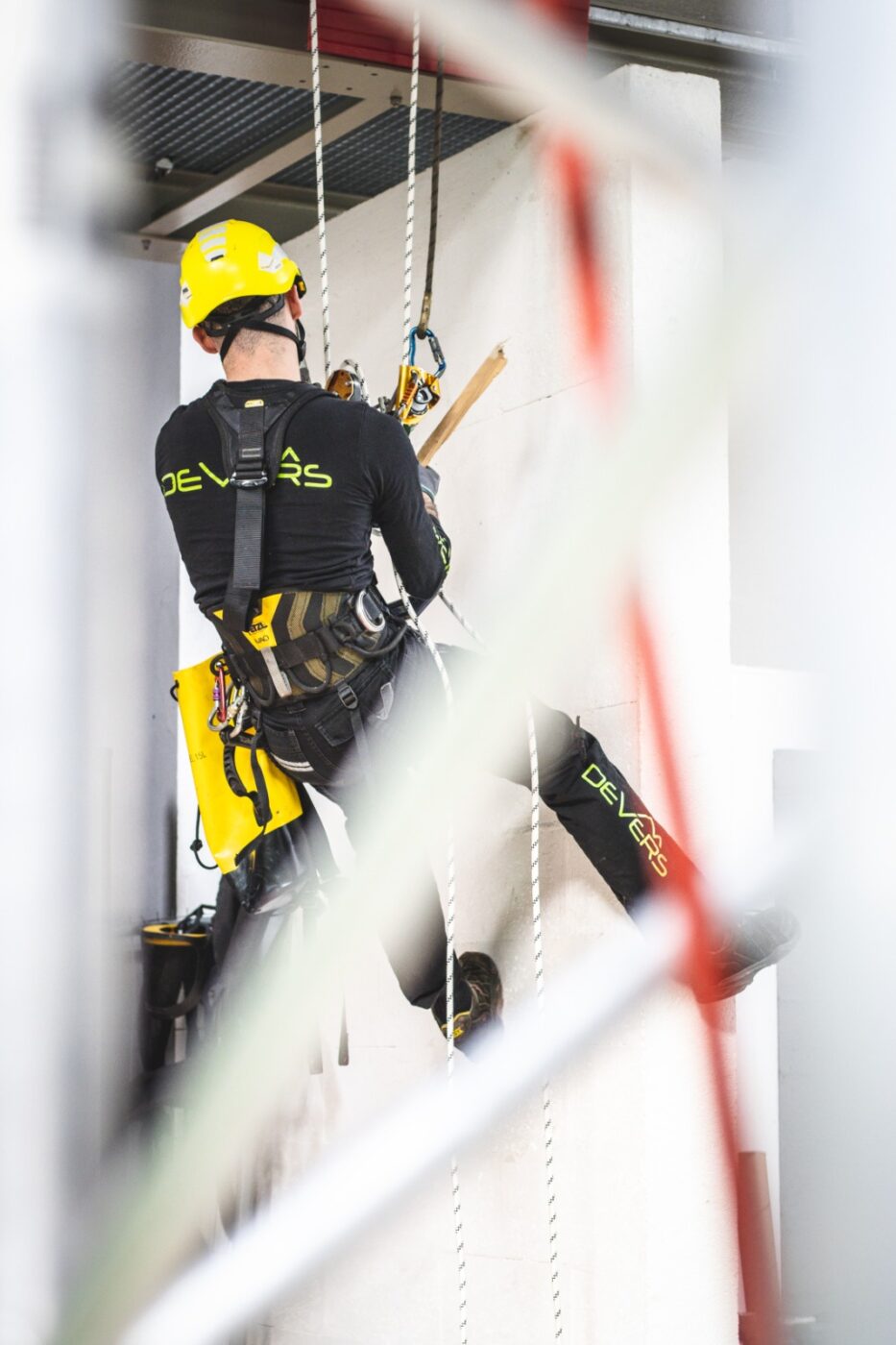 Cordistes sprinkler en milieu industriel